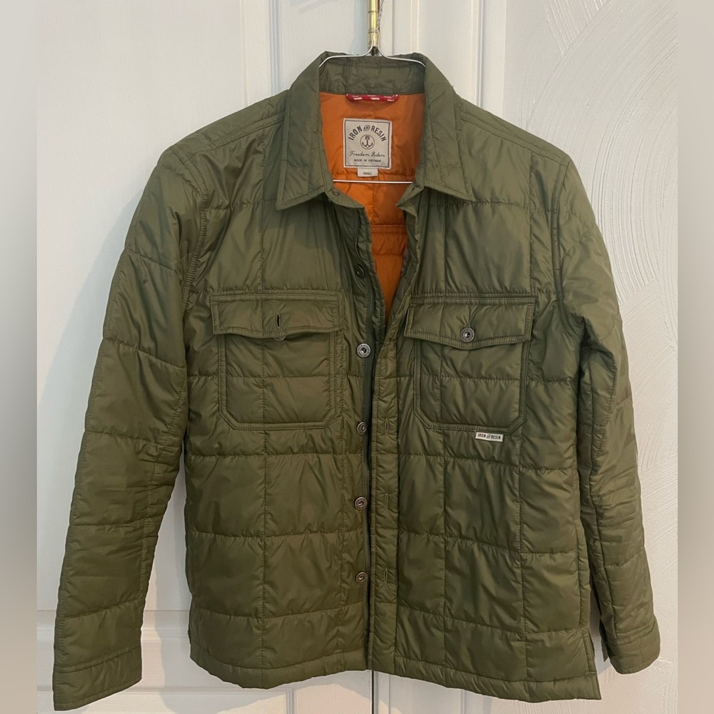 Iron and Resin lightweight quilted jacket